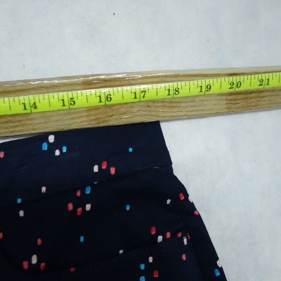 Croft & Barrow Skort Skirt Women's Size 14 Multicolor Regular Fit Cotton Stretch - Picture 2 of 9